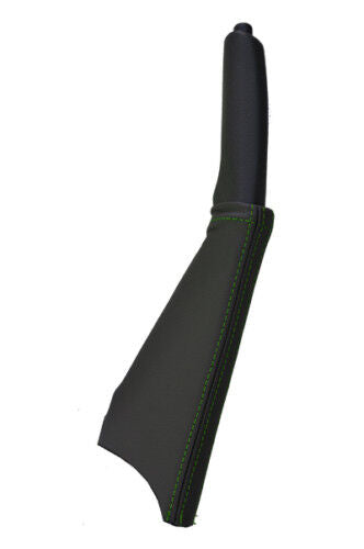 FITS Mitsubishi L200 98-06 K74 grey handbrake gaiter green CUSTOM NEW MADE IN UK