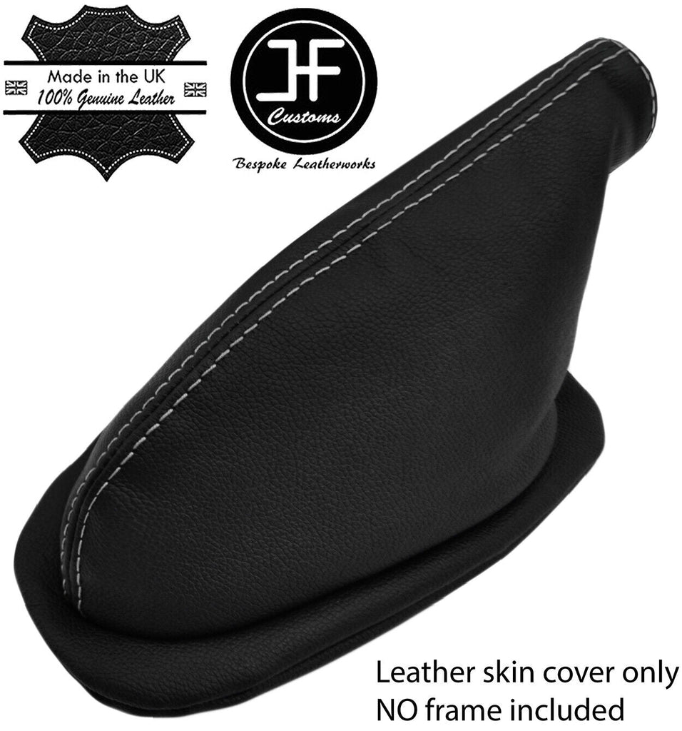 GREY STITCH LEATHER HANDBRAKE GAITER OVER RUBBER FOR ALFA ROMEO SPIDER 105 EARLY
