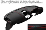 RED STITCH DASH DASHBOARD LEATHER SKIN COVER FITS MITSUBISHI FTO 1994-2001