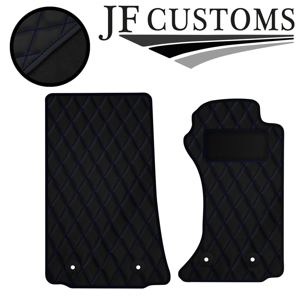 D BLUE DIAMOND VINYL 2X TAILORED FLOOR CARPETS FOR MAZDA MX5 MK3 06-14 JF1