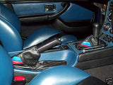 FITS BMW Z3 TRI STRIPES SET OF GAITERS GENUINE LEATHER COVERS NEW CUSTOM NEW