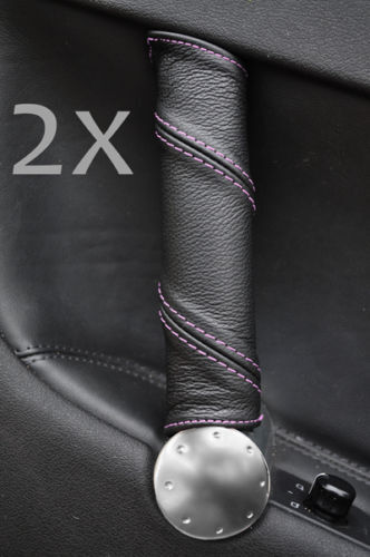 FITS AUDI TT MK1 98-06 2X DOOR HANDLE COVERS LTHR PINK ST CUSTOM NEW MADE IN UK