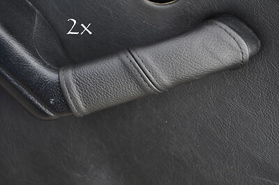 FITS MAZDA MIATA MX5 MK1 2X DOOR HANDLE COVERS black stitch CUSTOM NEW