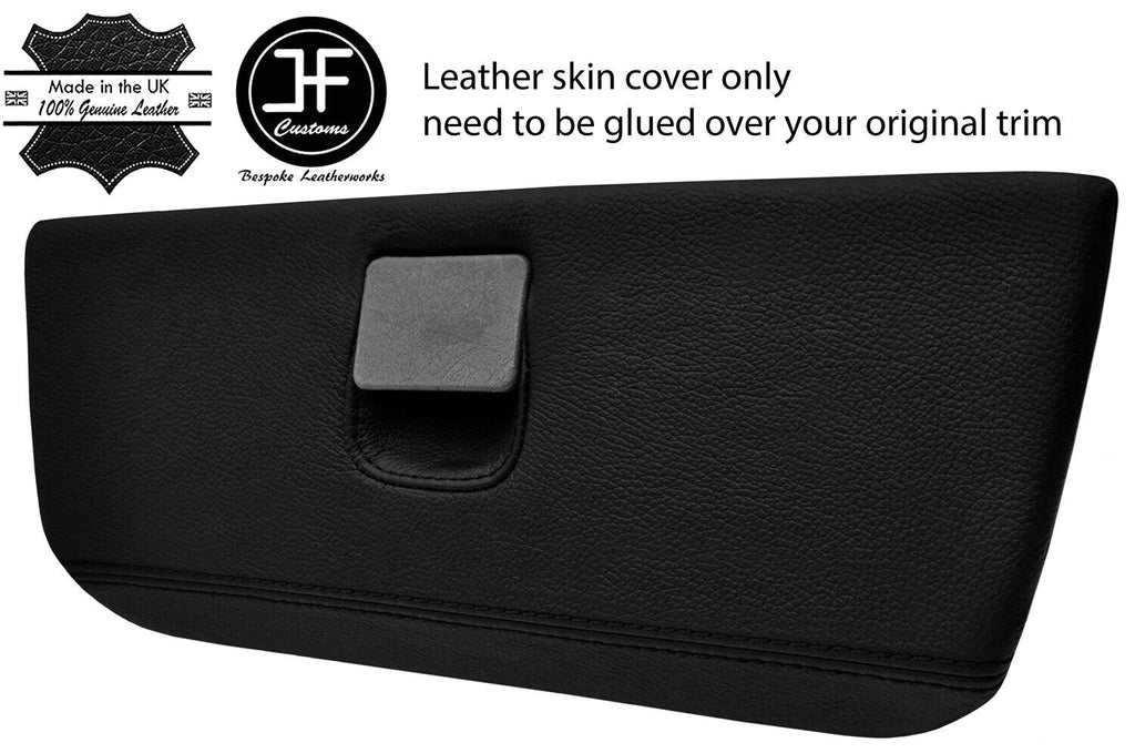 BLACK STITCH LEATHER GLOVE BOX LID LEATHER COVER FITS MERCEDES ML W163 01-05