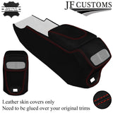 RED STITCH LEATHER FULL CENTRE CONSOLE COVER FOR VAUXHALL INSIGNIA MK2 17-21