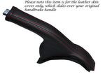 RED STITCH FITS SUZUKI GRAND VITARA 2005-2013 LEATHER HANDBRAKE GAITER ONLY