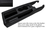 BLACK STITCHING CENTRE CONSOLE LEATHER SKIN COVER FITS FORD MUSTANG 2005-2009