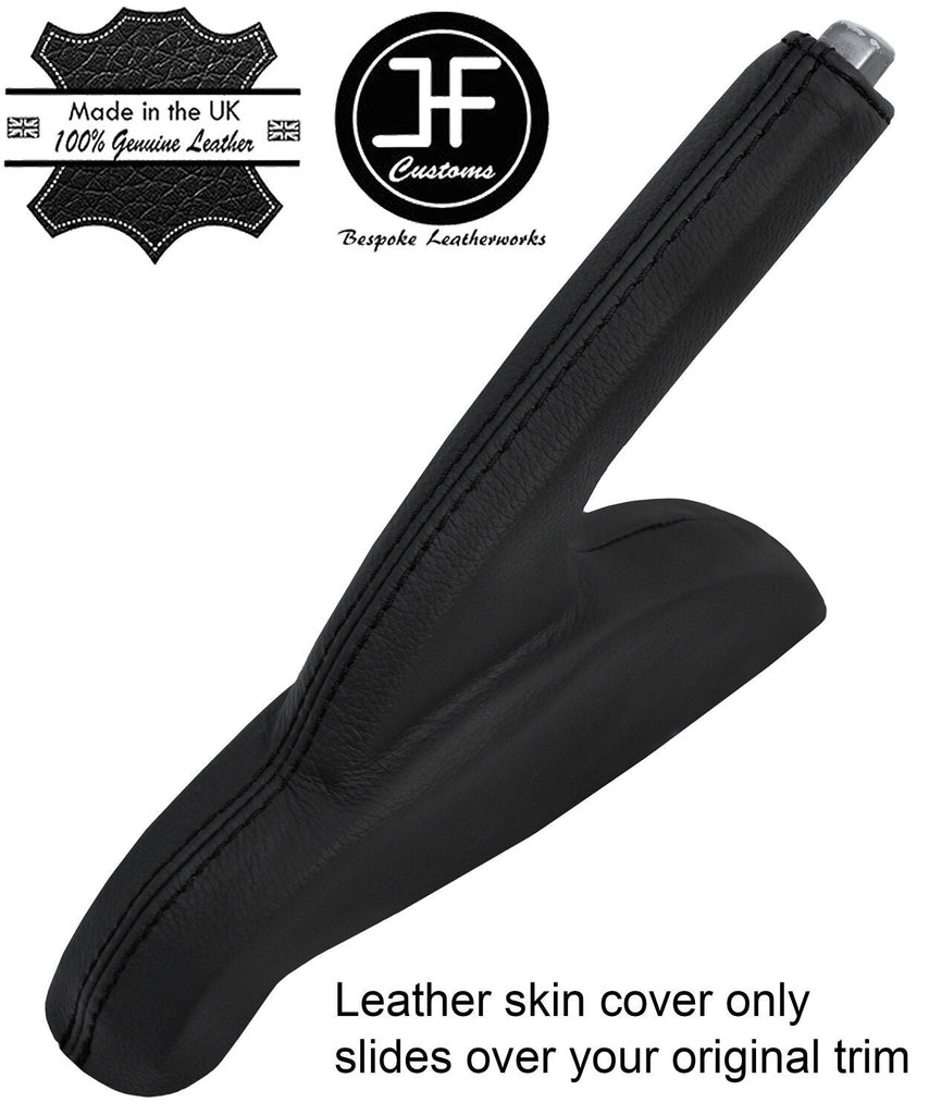 BLACK STITCH LEATHER HANDBRAKE GAITER FITS FITS NISSAN QASHQAI J10 2007-2013