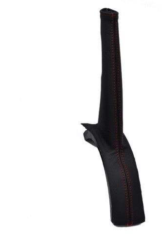 RED STITCHING FITS SEAT IBIZA 2009+  HANDBRAKE GAITER  REAL LEATHER CUSTOM NEW