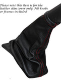 RED STITCH LEATHER HANDBRAKE GAITER FITS CHEVROLET SPARK 2010-2015 CUSTOM NEW