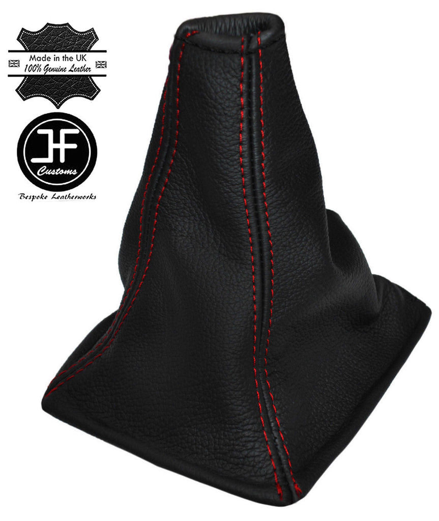 RED STITCHING MANUAL LEATHER GEAR GAITER FITS LEXUS IS 2005-2013 CUSTOM NEW