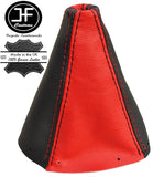 BLACK & RED REAL LEATHER GEAR GAITER FOR AUDI TT MK1 COUPE ROADSTER 1998-2006