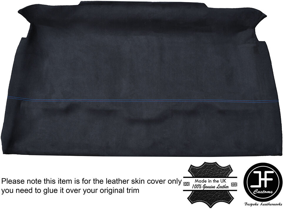 BLUE STICH ROOF HEADLINING LUXE SUEDE COVER FOR DEFENDER 90 SINGLE TRUCK CAB