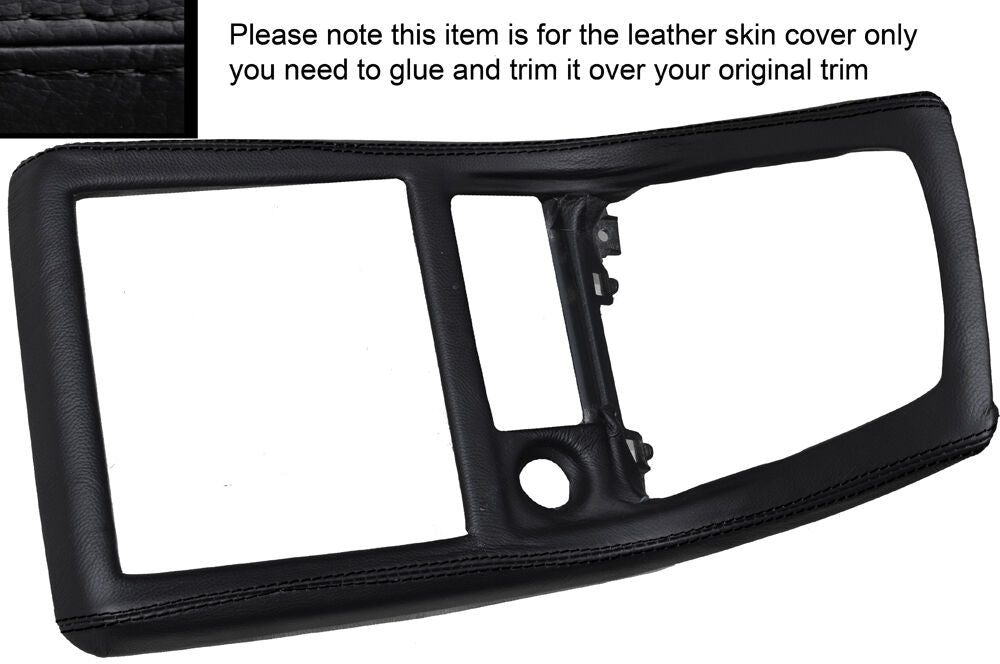 BLACK STITCH MANUAL GEAR SURROUND SKIN COVER FITS NISSAN SKYLINE R32 89-94