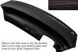RED STITCHING DASH DASHBOARD LEATHER SKIN COVER FITS HONDA PRELUDE 1992-1996