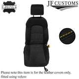 YELLOW STITCHING 2X FRONT HEADREST LEATHER COVERS FITS AUDI A3 8P 2004-2012