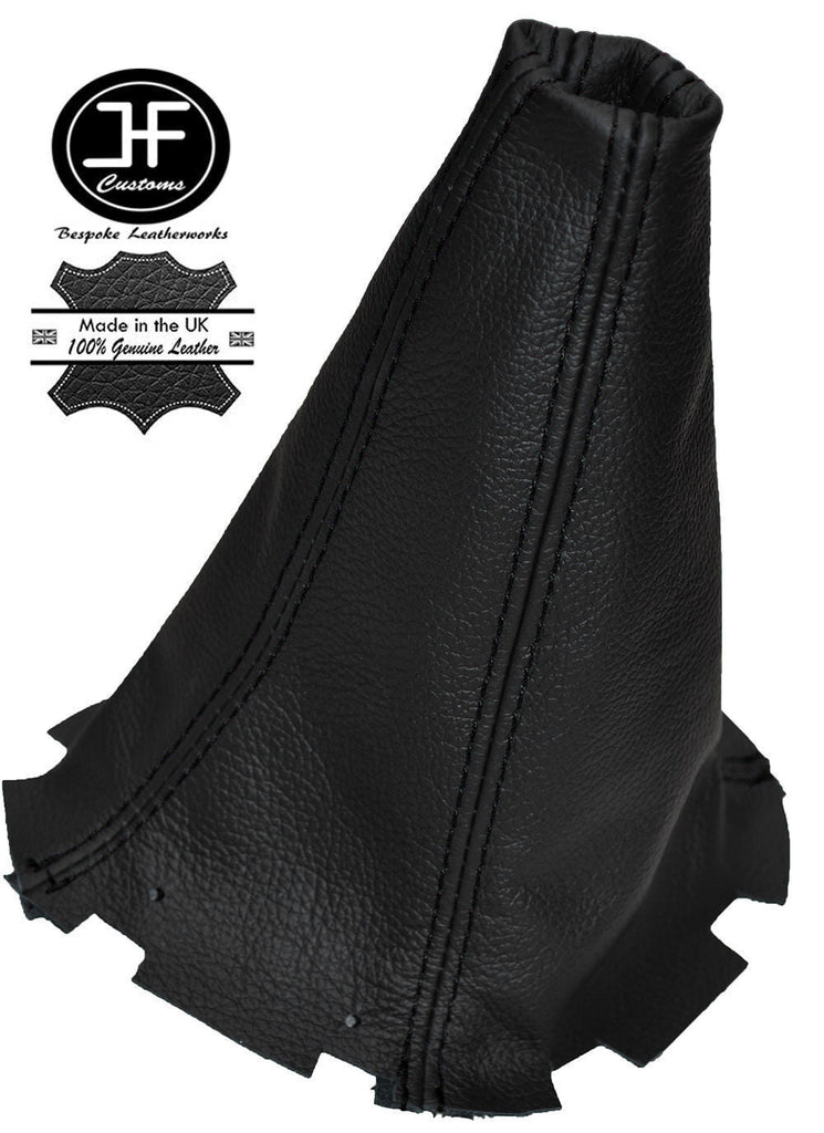 BLACK STITCH REAL LEATHER 5 SPEED GEAR GAITOR FOR SUBARU IMPREZA WRX STI 01-05