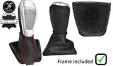 RED STITCH LEATHER AUTOMATIC GEAR +PLASTIC FRAME  FOR BMW 6 E63 E64 07-11