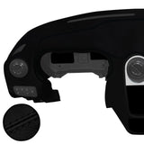 BLACK STITCH ITALIAN LEATHER DASH DASHBOARD COVER FITS ALFA ROMEO MITO 08-17