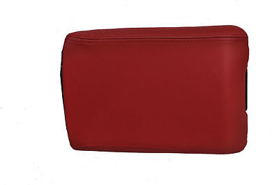 FITS MERCEDES ML BENZ 98-05 ARMRESTCOVER RED LEATHER CUSTOM NEW MADE IN UK