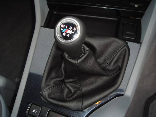 FITS BMW E39 5 SERIES LEATHER GEAR GAITER BLACK QUALITY NEW CUSTOM NEW