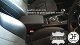 GREY STITCH REAL LEATHER ARMREST LID COVER FITS AUDI A3 8V 2013-2016 CUSTOM NEW