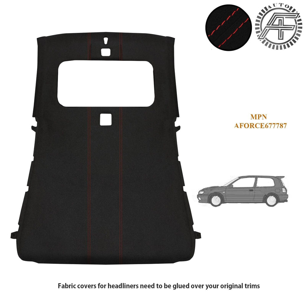 LUXE SUEDE HEADLINER COVER FITS NISSAN SUNNY RNN14 GTI-R 90-93 PHASE 1