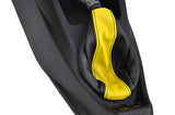 FITS CITROEN SAXO VTR / VTS black and yellow LEATHER GEAR GAITER CUSTOM NEW