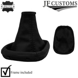 BLACK STITCH MANUAL LEATHER GEAR COVER + FRAME FOR CHEVROLET COBALT SS 05-10