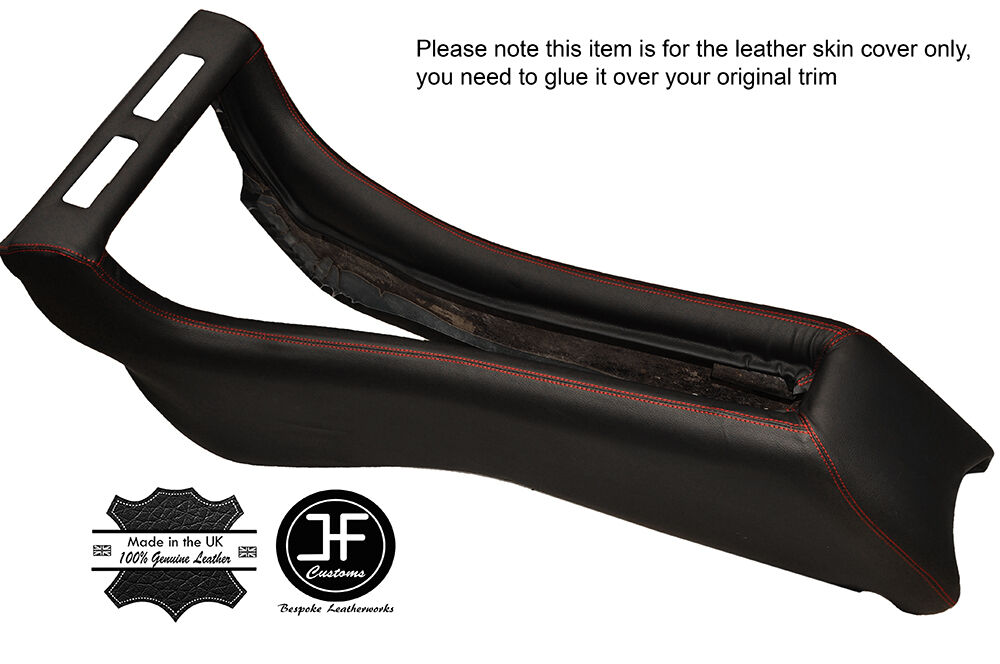 RED STICH CENTRE CONSOLE LEATHER COVERS FITS ISO RIVOLTA LELE SPORT 1969-1947