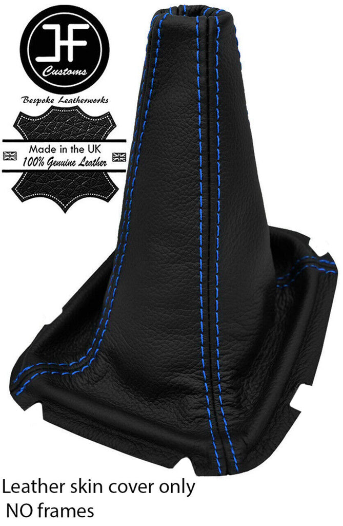 BLUE STITCH LEATHER 5 SPEED GEAR STICK GAITOR FOR SUBARU IMPREZA WRX STI 01-05