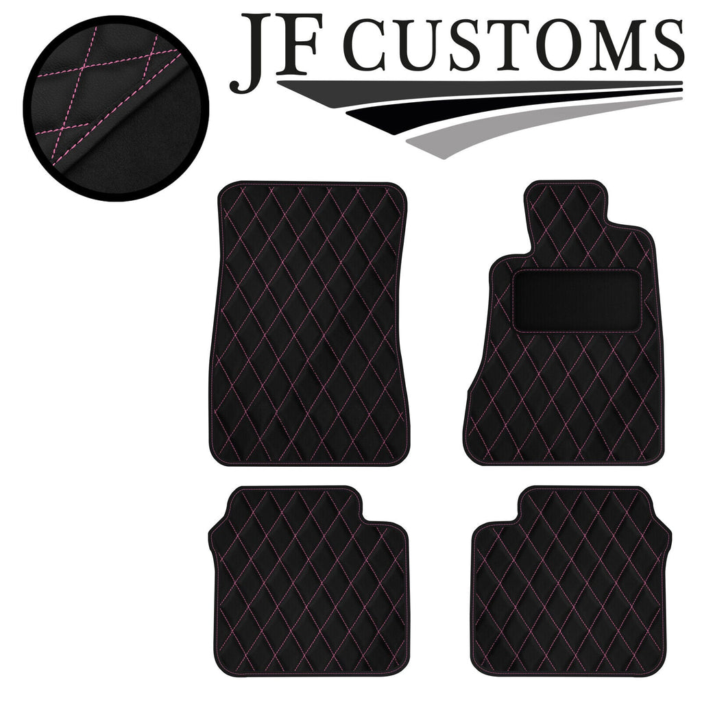 PINK DIAMOND STITCH VINYL 4X TAILORED FLOOR CARPETS FOR LEXUS GS 300 07-13 JF1