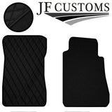 BLACK DIAMOND VINYL 4XTAILORED FLOOR CARPETS FOR MERCEDES C CLASS W202 93-00 JF1