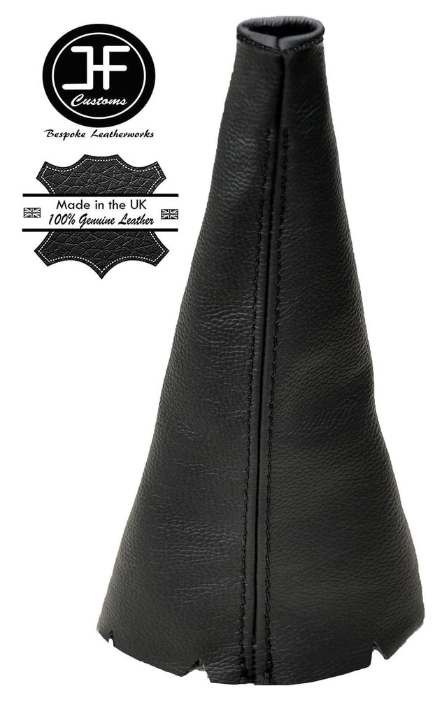 BLACK STITCHING MANUAL LEATHER GEAR STICK GAITER FITS PORSCHE 914 1969-1976