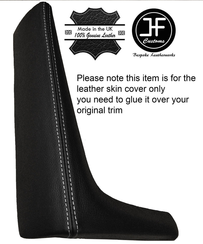 WHITE STITCH CONSOLE TRIM LEATHER COVER FITS TOYOTA SUPRA MK4 1993-2002 STYLE 2