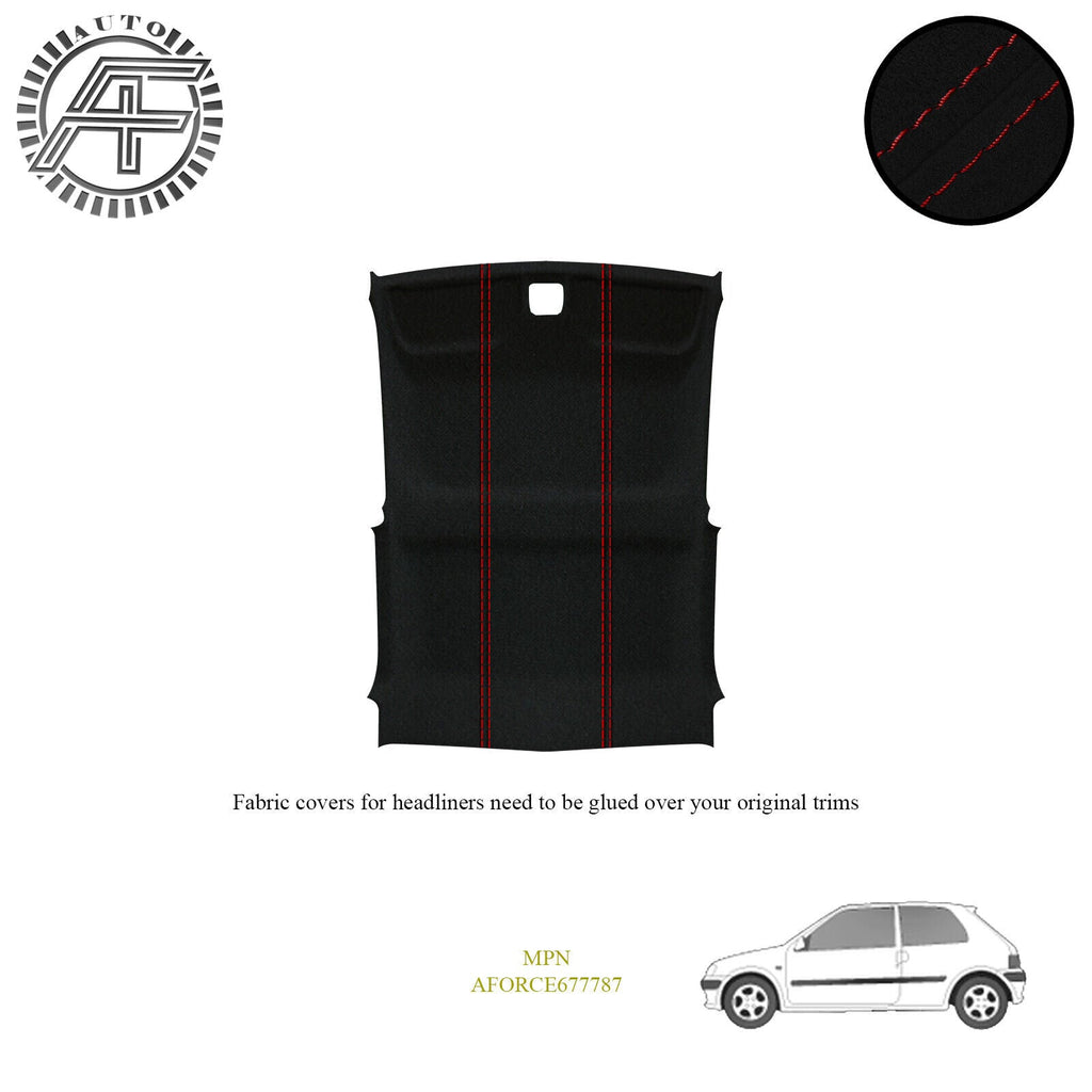 LUXE SUEDE HEADLINER COVER FOR PEUGEOT 106 PHASE II 3 DOOR HATCHBACK 1996-2003