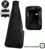 BLACK STITCH LEATHER GEAR+PLASTIC FRAME FOR FIAT CINQUECENTO SPORTING 92-98