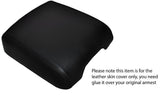 BLACK STITCHING LEATHER ARMREST SKIN COVER FITS MITSUBISHI SHOGUN 2007-2012