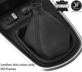 BLACK STITCH TOP GRAIN LEATHER MANUAL GEAR GAITER FITS CHRYSLER DELTA 2011-2017
