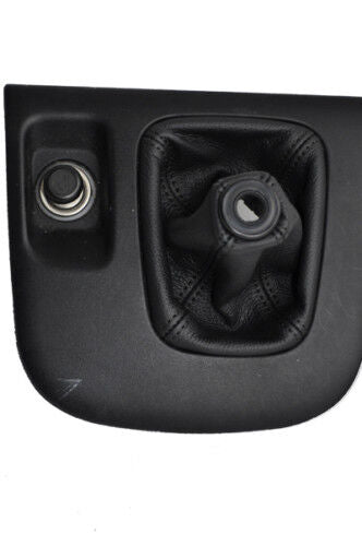 FITS MITSUBISHI SPACE WAGON 99-04 GEAR GAITER black stitch CUSTOM NEW MADE IN UK