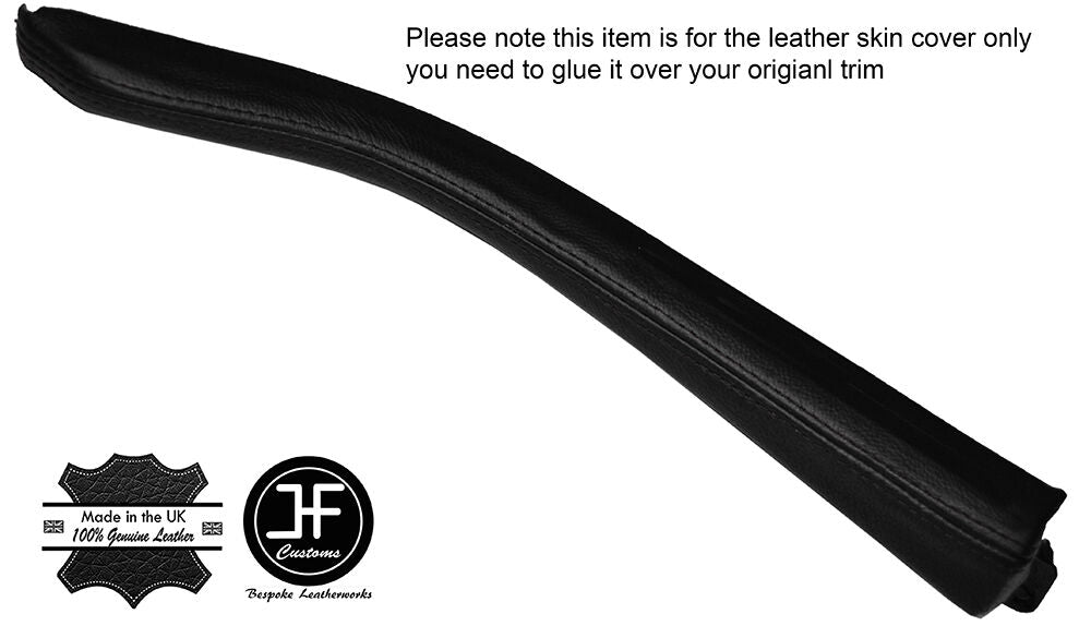 BLACK STITCH 1X CENTER CONSOLE SIDE TRIM LEATHER COVER FITS BMW 5 SERIES F10 F11