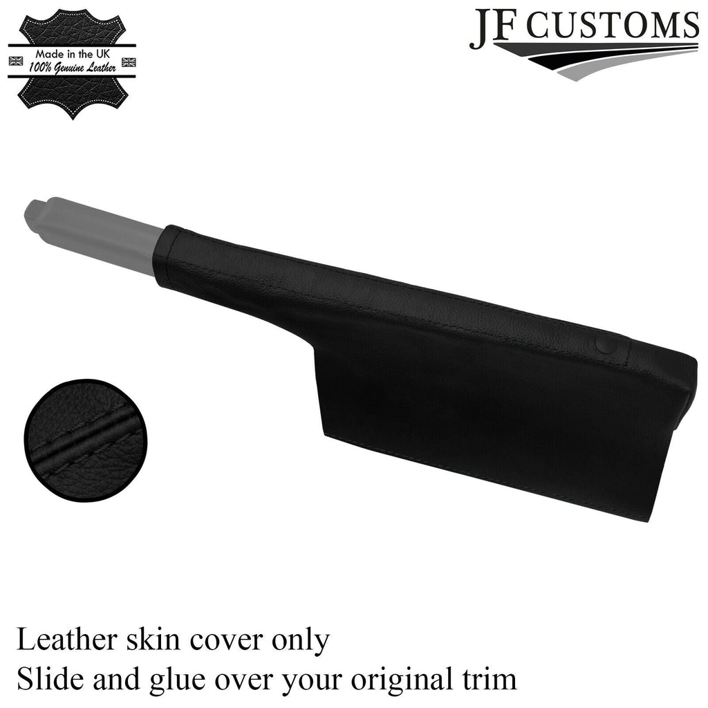 BLACK STITCH LEATHER HANDBRAKE COVER FOR VAUXHALL VIVARO 2019-2022 CUSTOM NEW