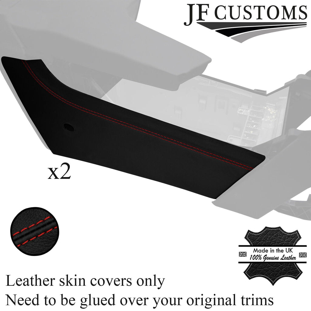 D RED STITCH 2X CONSOLE SIDE TRIM COVER FOR VAUXHALL INSIGNIA G09 MK1 08-16