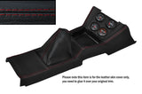 RED STITCH CENTRE CONSOLE&GEAR GAITER SKIN COVERS FITS FORD CORTINA MK3 EARLY