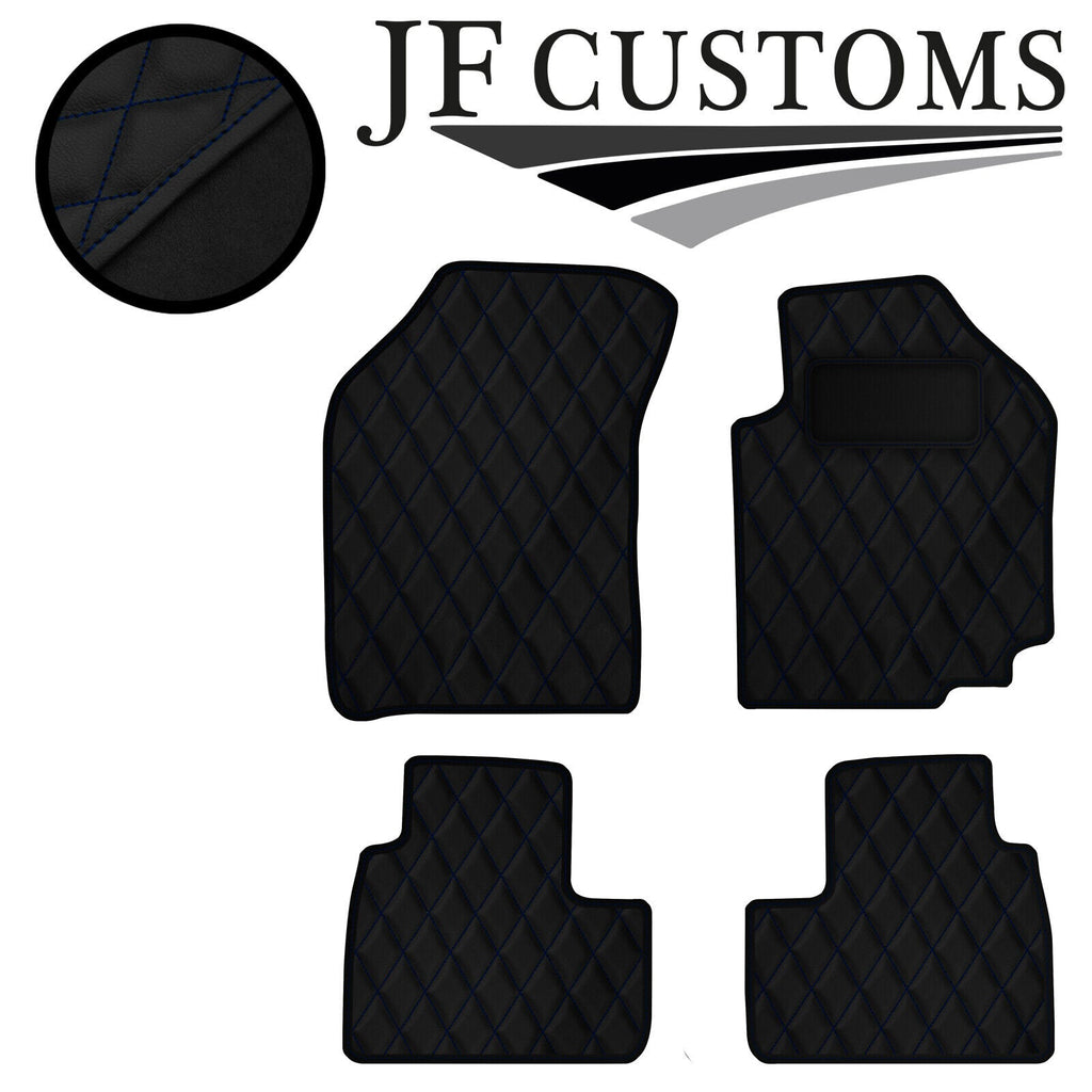 D BLUE DIAMOND VINYL 4XTAILORED FLOOR CARPET FOR SUZUKI SWIFT AUTO 05-10 JF1