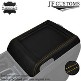 YELLOW STITCH CENTER CONSOLE ARMREST LID LEATHER SKIN COVER FITS HUMMER H2 03-07