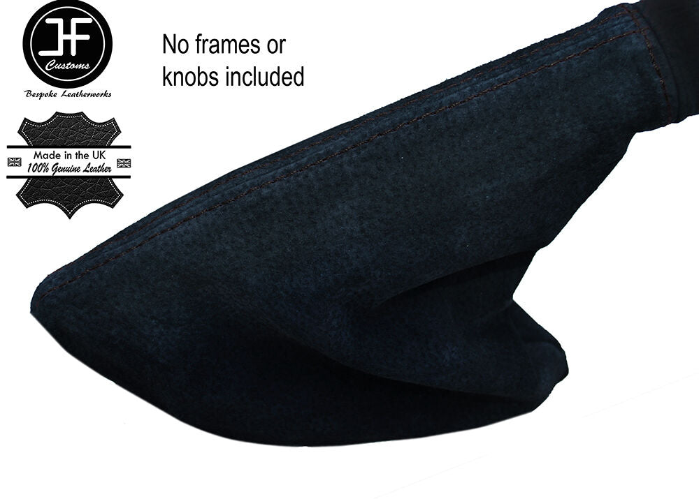 BLACK STITCH SUEDE HANDBRAKE GAITER FITS BMW MINI COOPER F55 F56 2014-2016