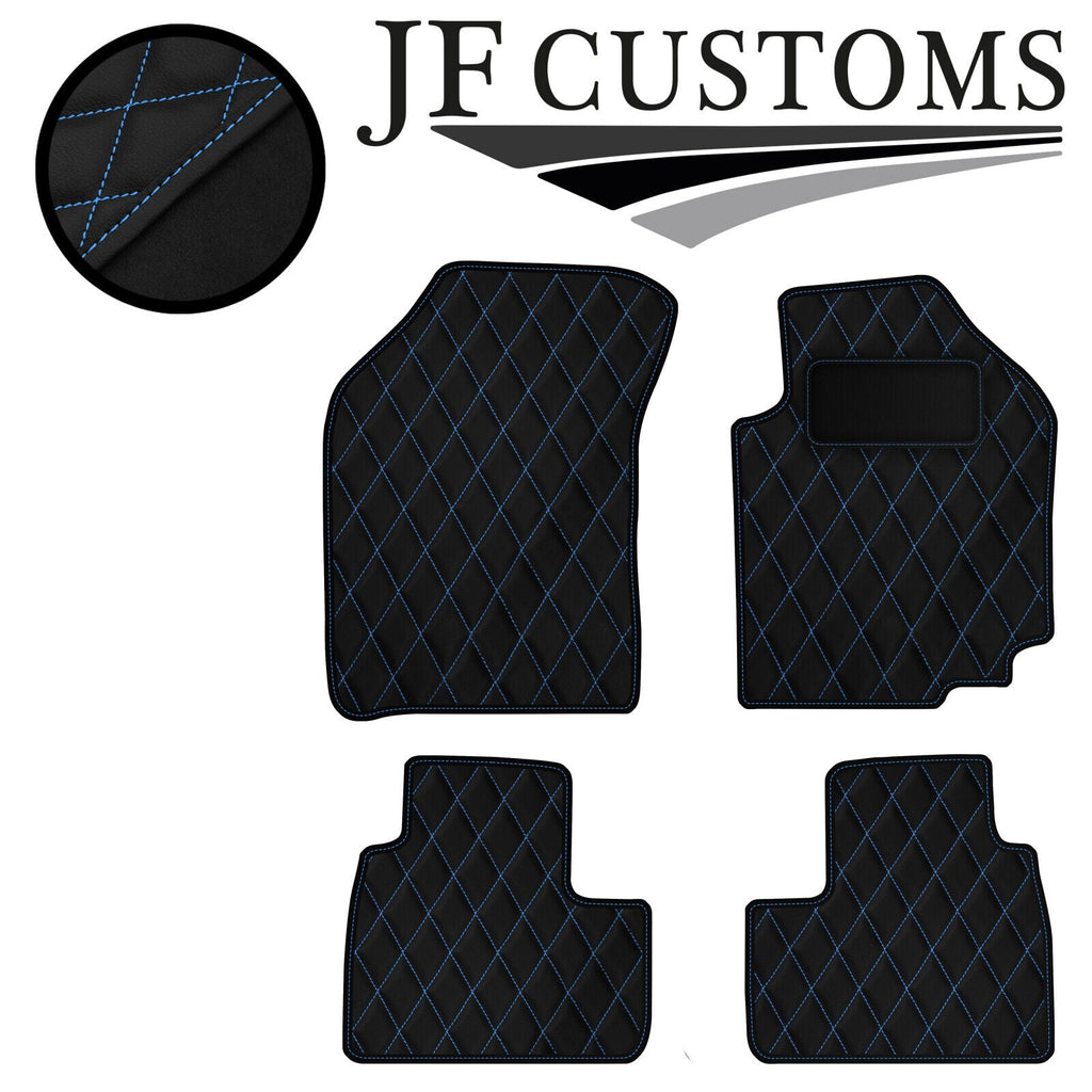 L BLUE DIAMOND VINYL 4XTAILORED FLOOR CARPET FOR SUZUKI SWIFT AUTO 05-10 JF1