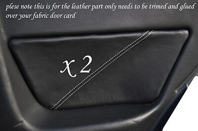 WHITE STITCH FITS NISSAN SKYLINE GTS GTR R32 89-94 2X REAR DOOR CARD TRIM COVERS