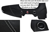 WHITE STITCH FITS FIAT 500 & FIAT 500 ABARTH 2007+ TWO PIECE DASH KIT COVERS